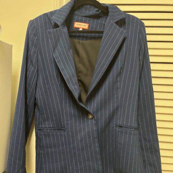 Fung Lan & Co. Opening Ceremony size 8 Pinstripe Blazer - Picture 5 of 7